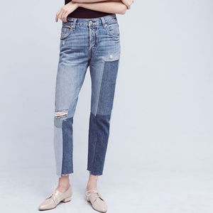 Anthropologie Levi's 501 Patchwork Jeans *NO TAGS*